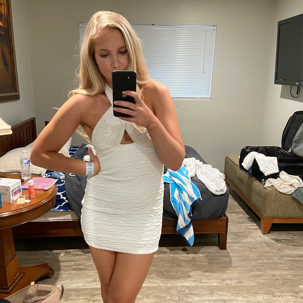 Princess Polly Summer Mini Dress White